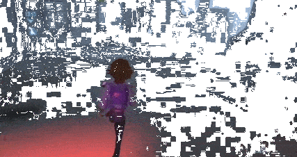 变身路易被红蝶攻击效果动图