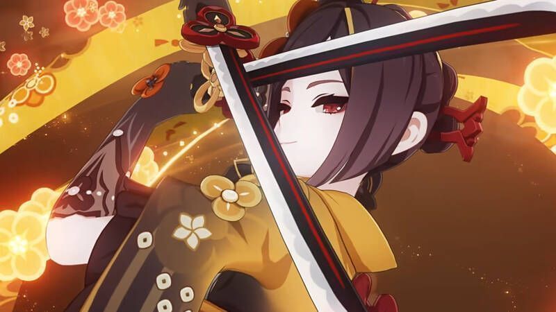 《原神》角色千织宣传图