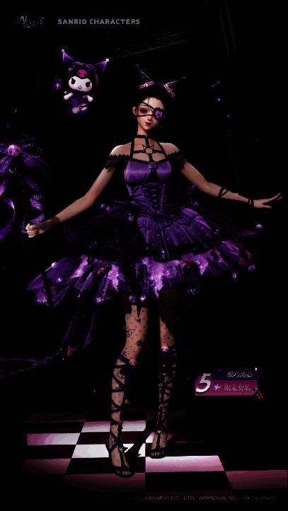 酷洛米联动同款酷巧流心五星时装展示图1