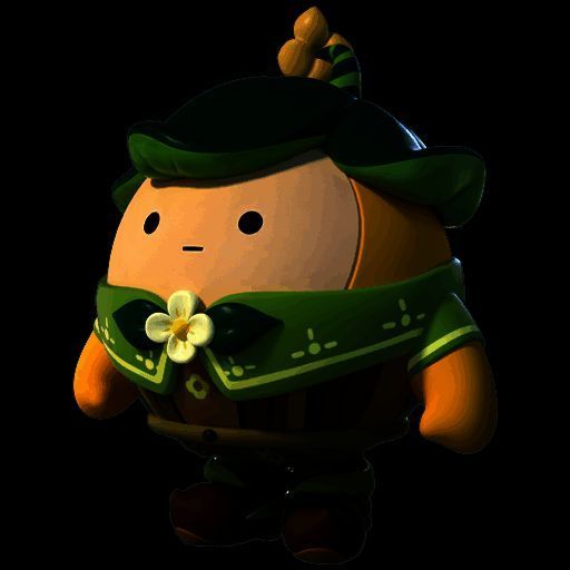 蛋仔穿着树精灵套装