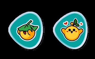 蛋仔在树下乘凉的画面