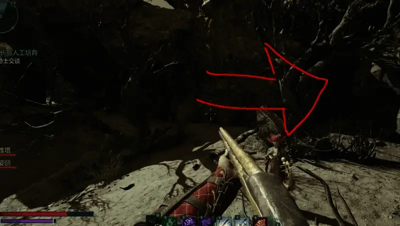 灰烬森林洞穴附近环境图