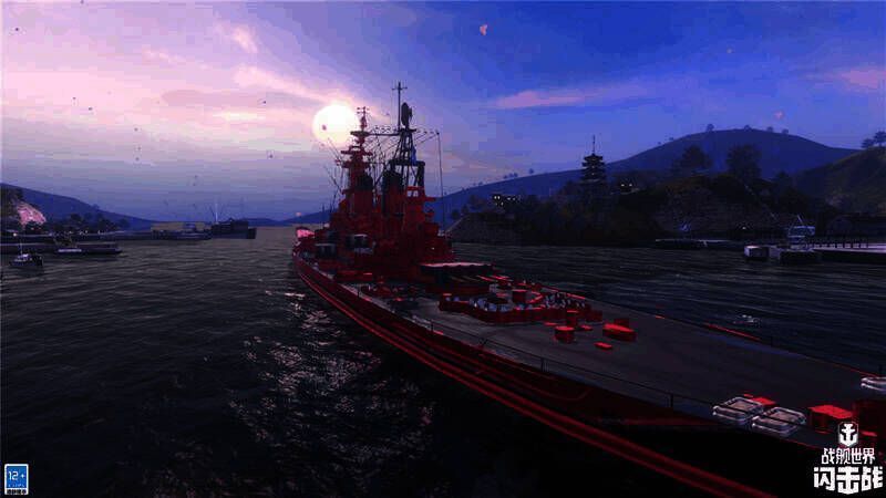 《战舰世界闪击战》伊利诺伊号战列舰活动宣传图