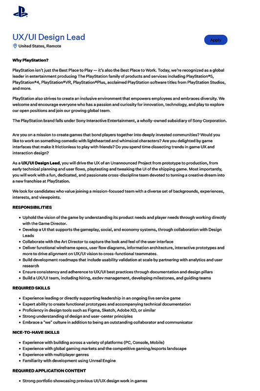 PlayStation未公布项目相关图片2