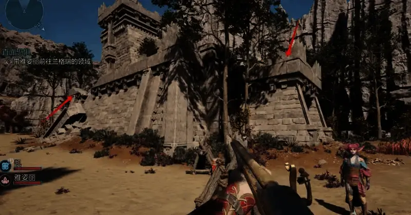 从旁边建筑物上去图片