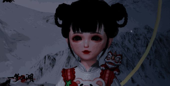 《一梦江湖》狮狮如意肩饰展示图