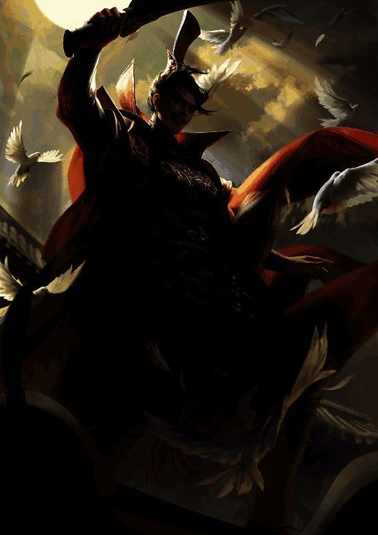 谋袁绍双形态原画