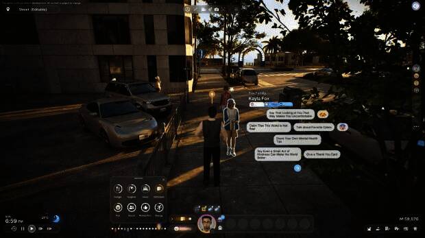 《inZOI》中CPC技术展示画面