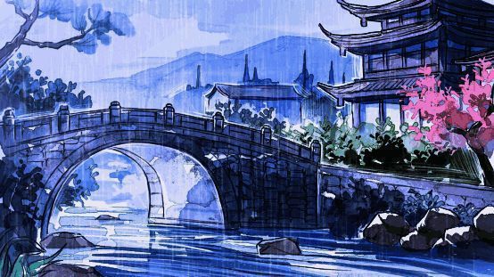 更多水彩CG画面