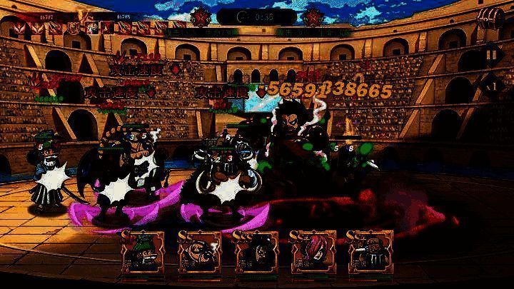 毒龙攻击路飞太郎效果