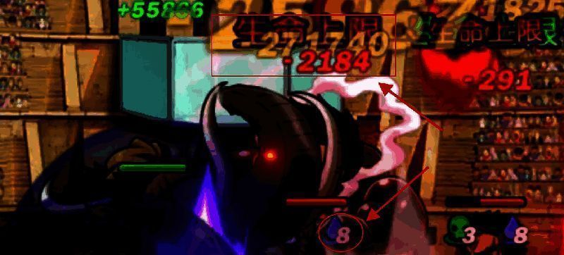 路飞太郎被叠加8层腐蚀效果后扣除血量