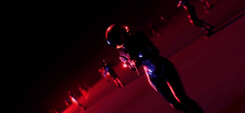 众多安琪儿列队画面