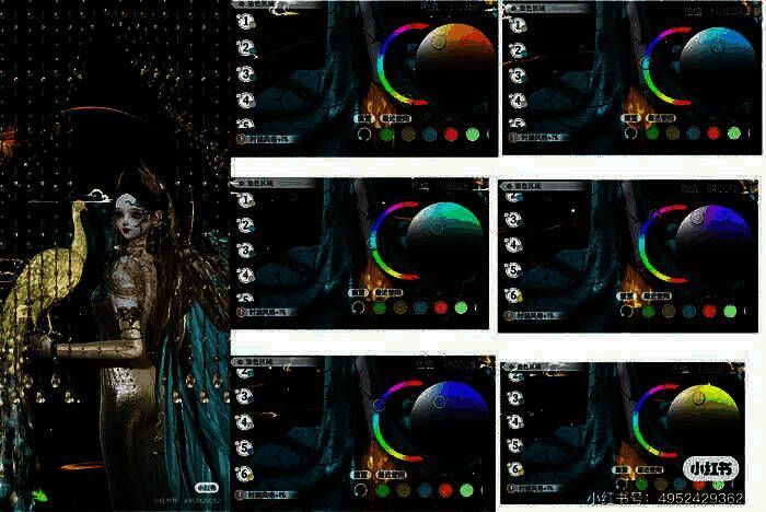 玩家在社交媒体分享《以闪亮之名》染色作品画面10