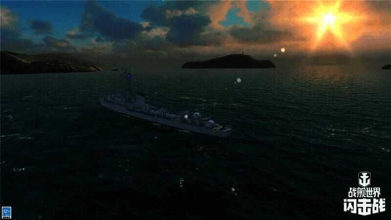 VII级雷霆驱逐舰航行图