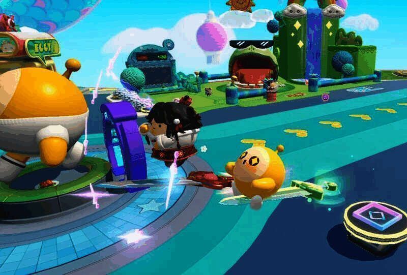 杨小紫蛋仔岛御剑飞行特色活动宣传图