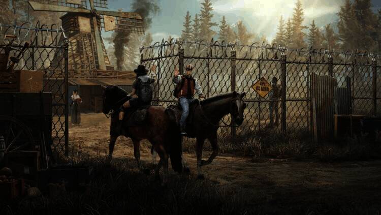 《荒野迷城》游戏中基建场景