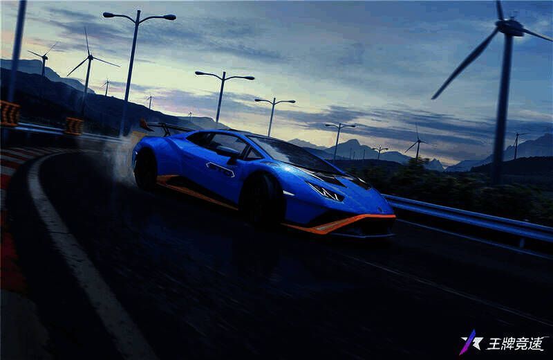《王牌竞速》S19新春赛季兰博基尼Huracán STO宣传图