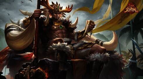 蛮王孟获形象图