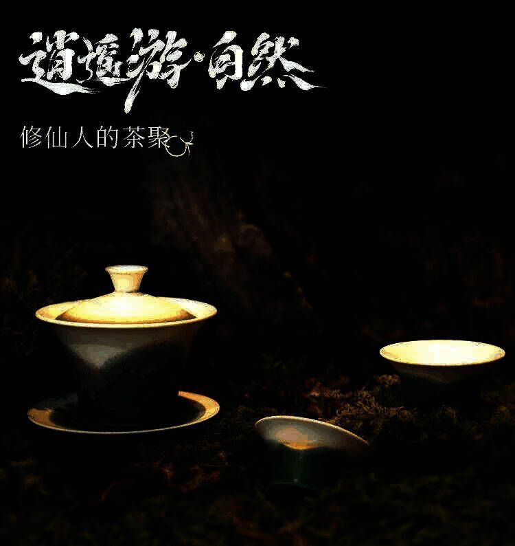 “逍遥游·自然”茶具礼盒外观图