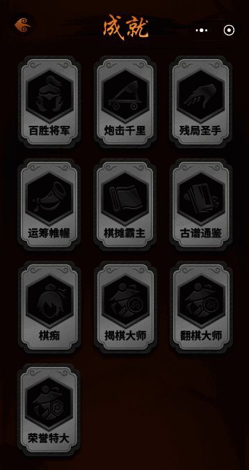 成就展示界面图