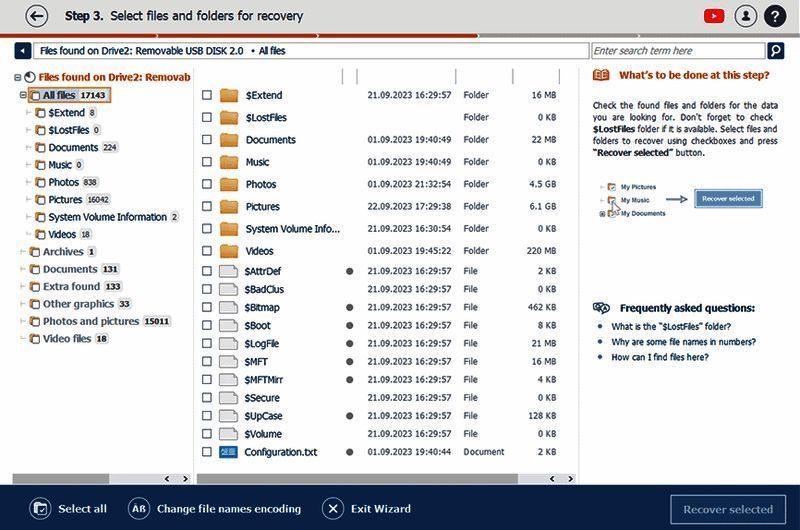 Raise Data Recovery软件点击恢复选定文件界面