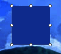 在幻灯片上绘制正方形的界面图片