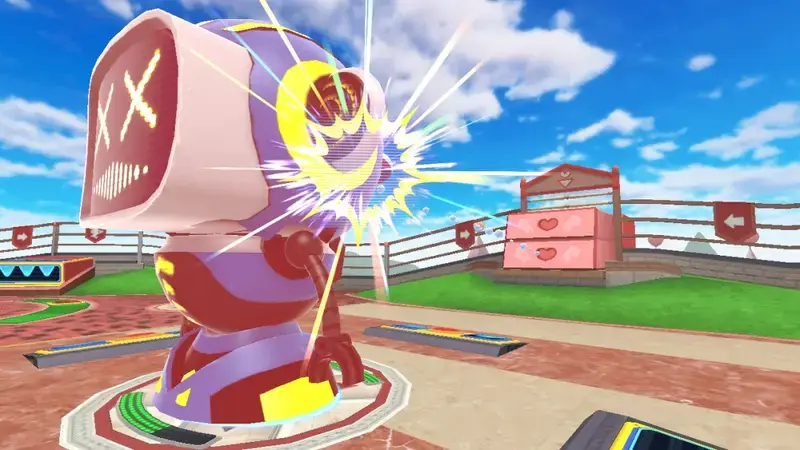 对战模式“机器人破坏者”中“花环之路”关卡画面2