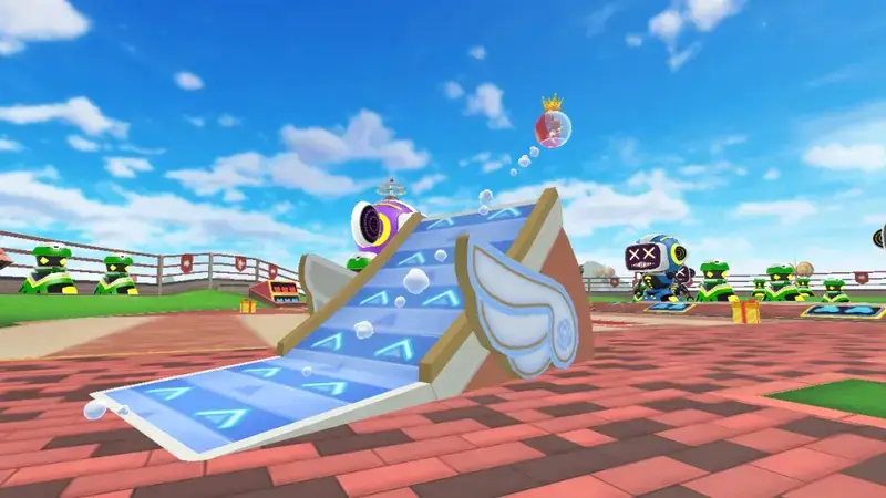 对战模式“机器人破坏者”中“花环之路”关卡画面3