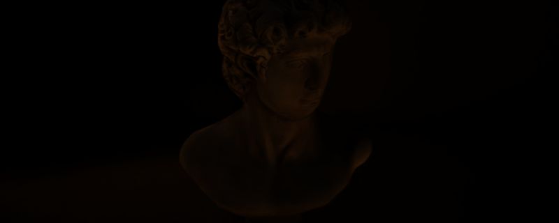 inZOI游戏中的古典雕像画面