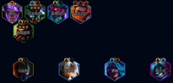 金铲铲之战S14男枪主C阵容成员图片