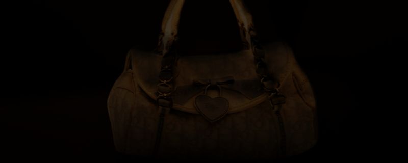 《inZOI》中的白色迪奥名牌包家具