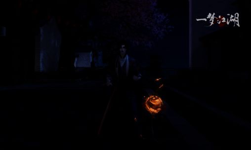 《一梦江湖》背挂跃鲤南溪提灯动作展示图