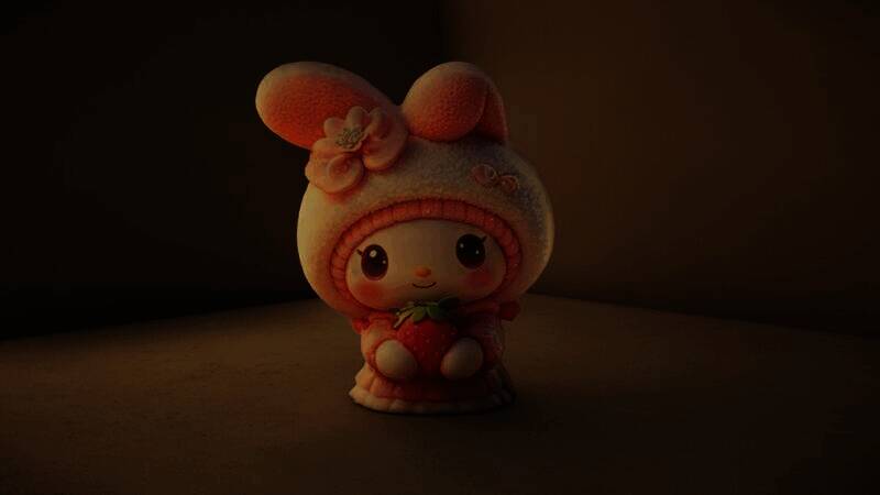 《inZOI》粉色美乐蒂玩偶使用相关图片