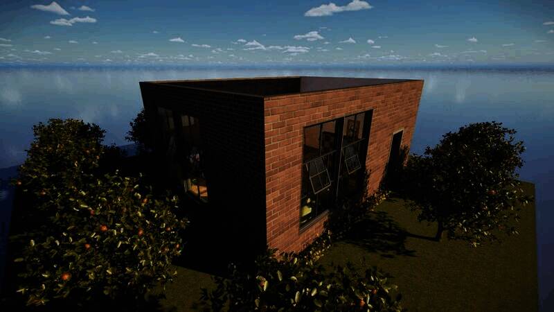 《inZOI》现代风格工作室房间内部细节图4