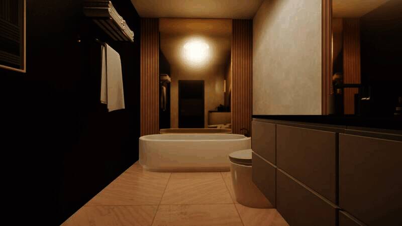 《inZOI》酒店风格浴室房间使用教程图4