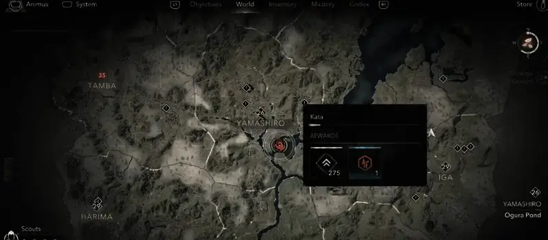 武形04所在小仓池区域相关画面