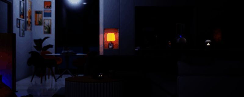 inZOI现代风格厨房客厅房间外观