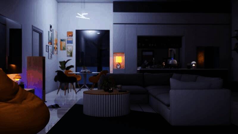 inZOI现代风格厨房客厅房间使用教程图3