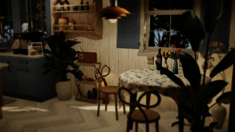 《inZOI》蓝色厨房房间使用教程图2