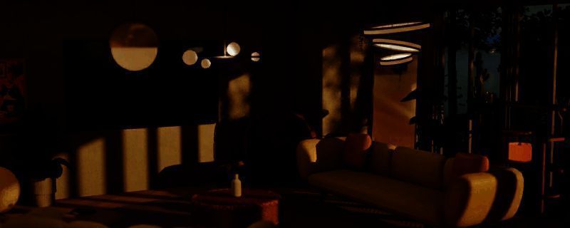 《inZOI》艺术客厅外观图