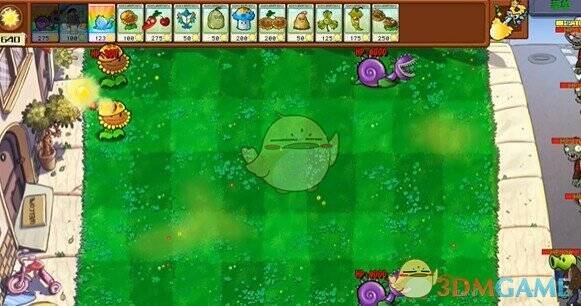 植物大战僵尸杂交版蜗牛大嘴花另一画面