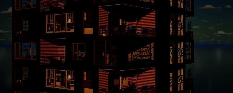 《inZOI》高层公寓地产外观图