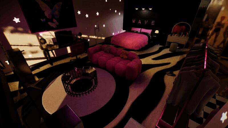 inZOI黑粉糖果风别墅使用教程图1