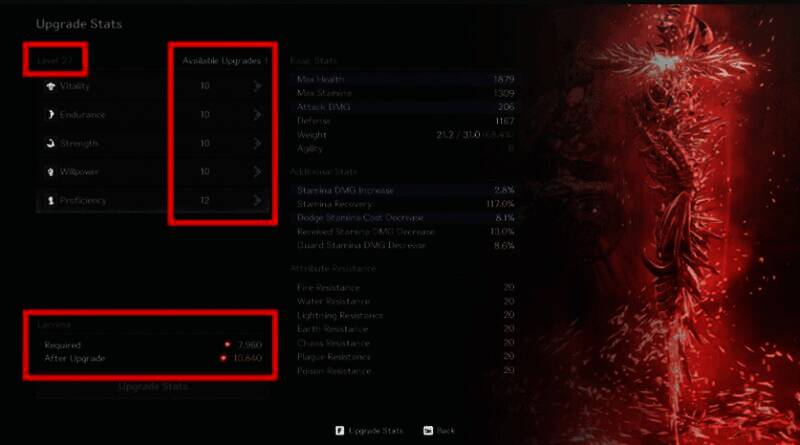 《第一狂战士：卡赞》属性异常界面