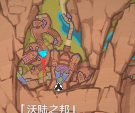 阿卡特在沃陆之邦的位置图