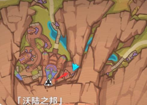 加莫莉在沃陆之邦的位置图