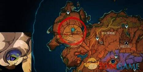 地图左上角锚点图片