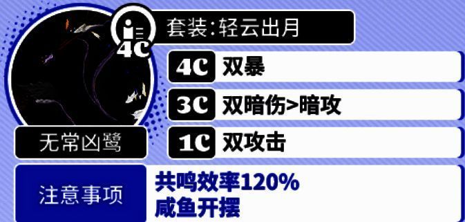 无常凶鹭轻云出月套装展示图