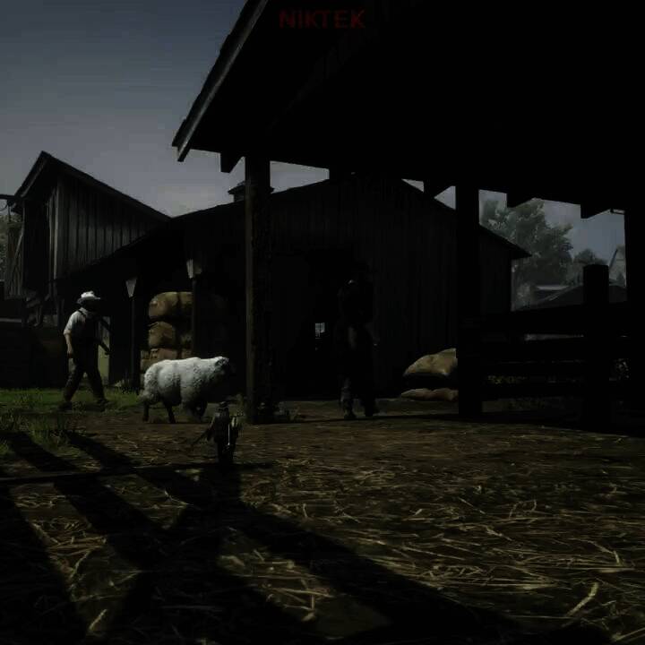 《荒野大镖客2》身型缩小的亚瑟·摩根MOD画面