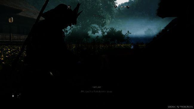 《刺客信条：影》中不同身份与宠物互动画面